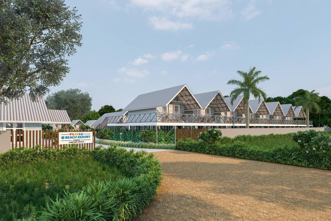 Praveg Beach Resort Daman, Jampore Beach מראה חיצוני תמונה